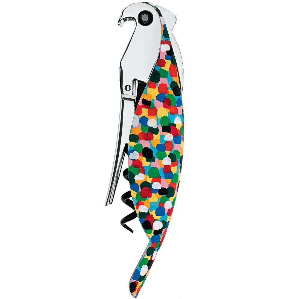 Alessi Parrot korkkiruuvi monivärinen