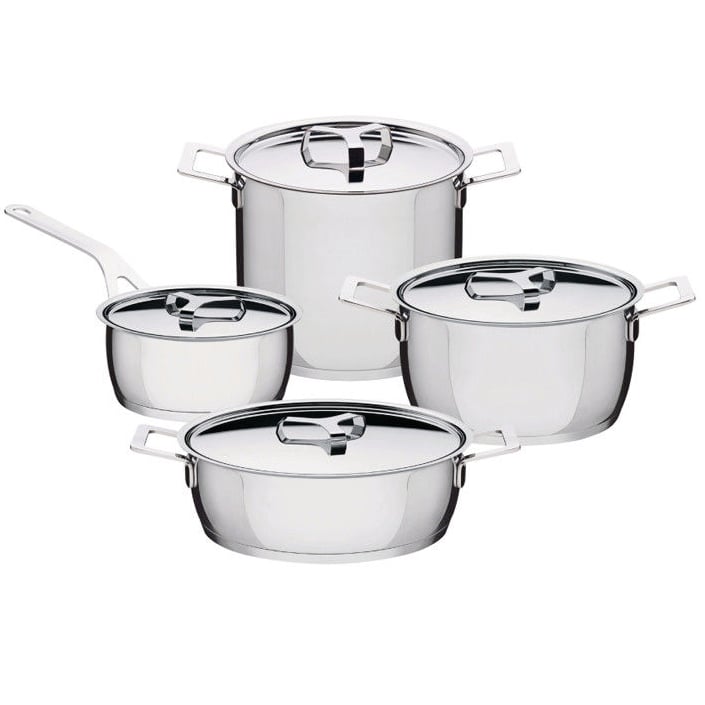 Alessi Pots&Pans kattilasetti 4 osaa