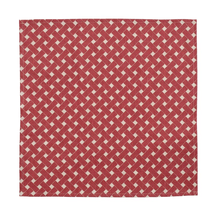 Kori lautasliina 45x45 cm 2-pack - Punainen - Almedahls