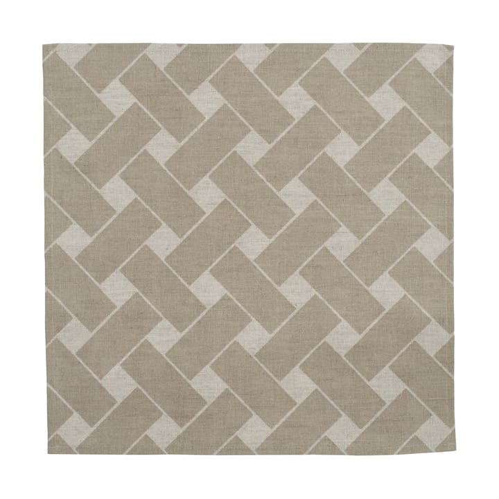 Kori XL lautasliina 45x45 cm 2-pack - Luonnon-taupe - Almedahls