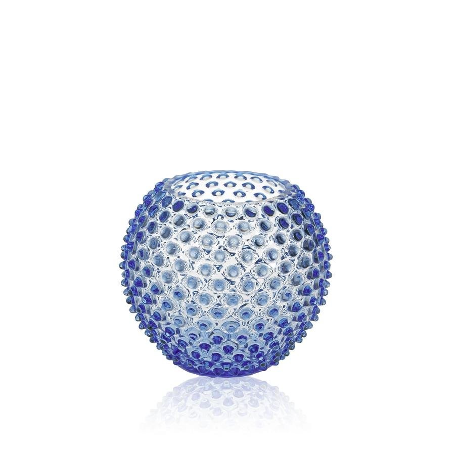 Anna Von Lipa Hobnail Globe maljakko 18 cm Light blue