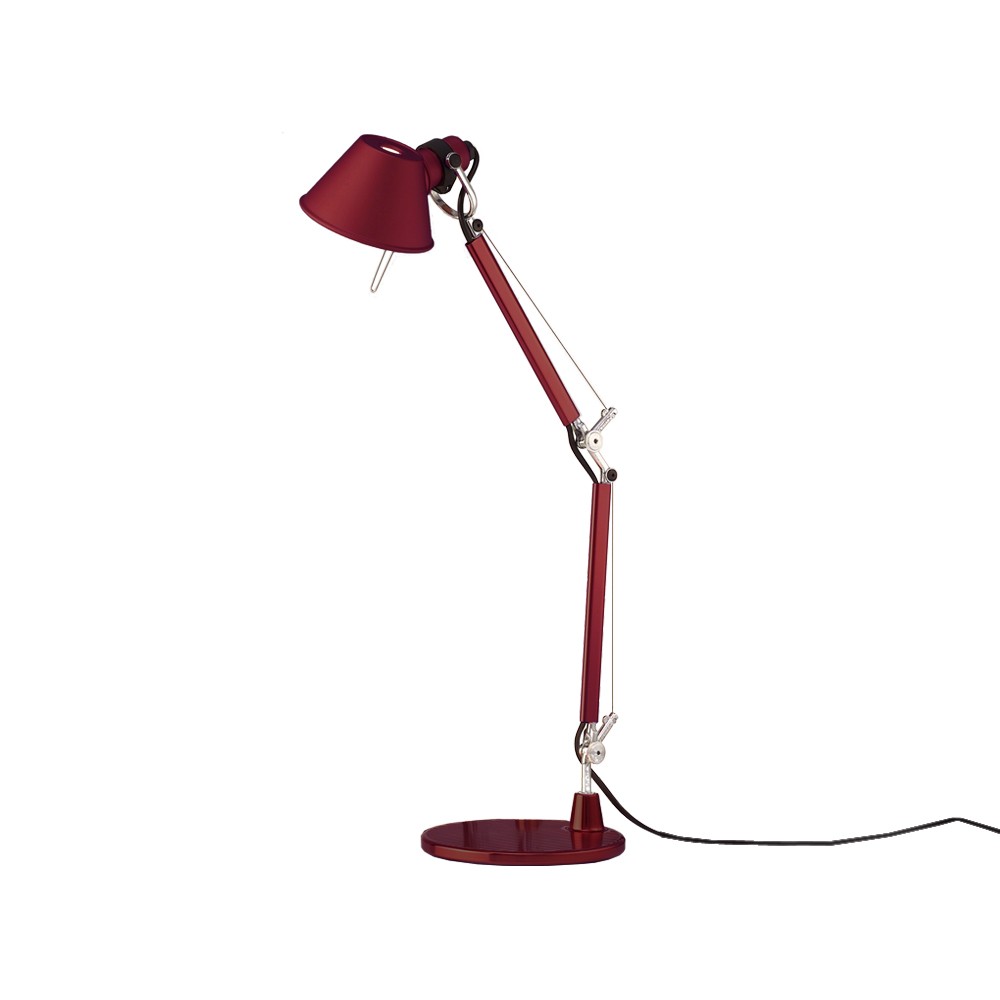 Artemide Tolomeo micro pöytävalaisin punainen