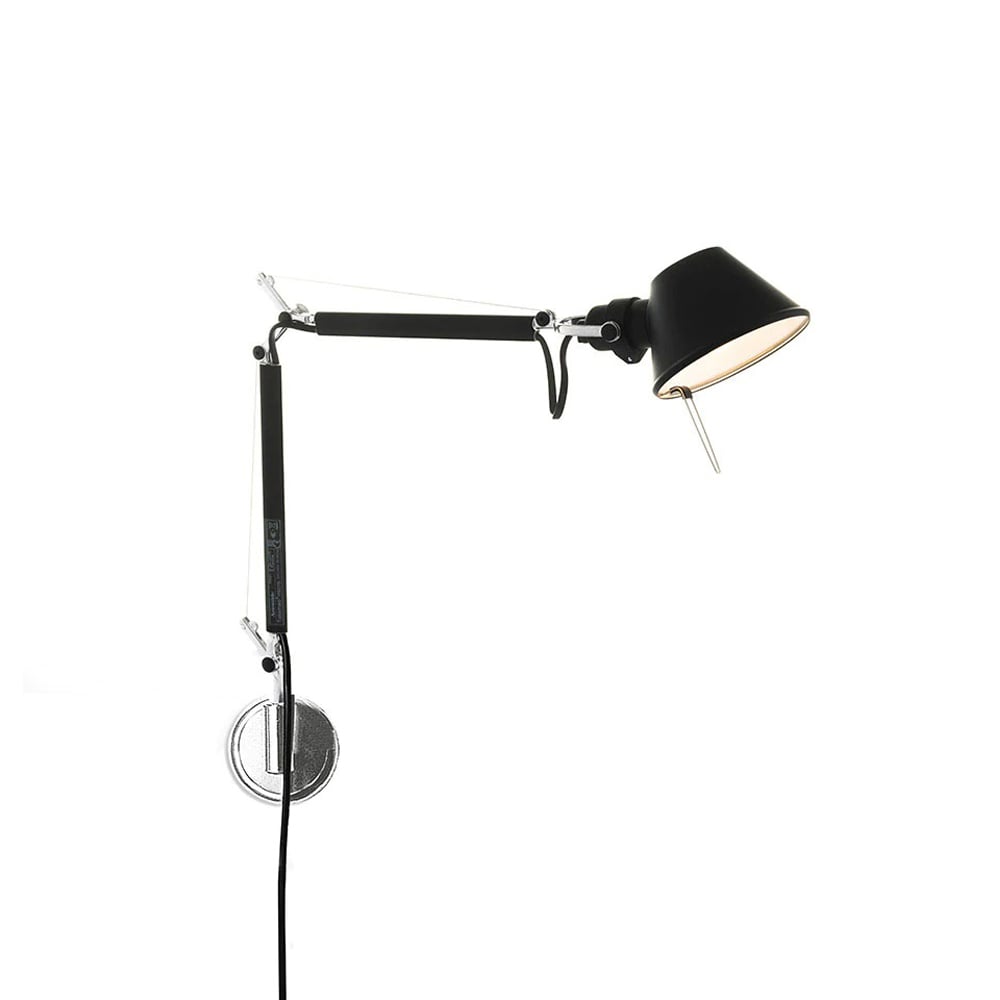 Artemide Tolomeo Micro seinävalaisin musta