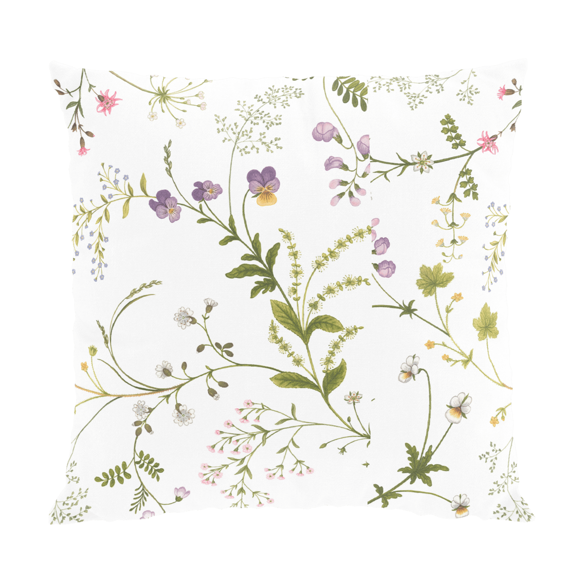 Arvidssons Textil Blomsteryra tyynynpäällinen 47×47 cm Vihreä