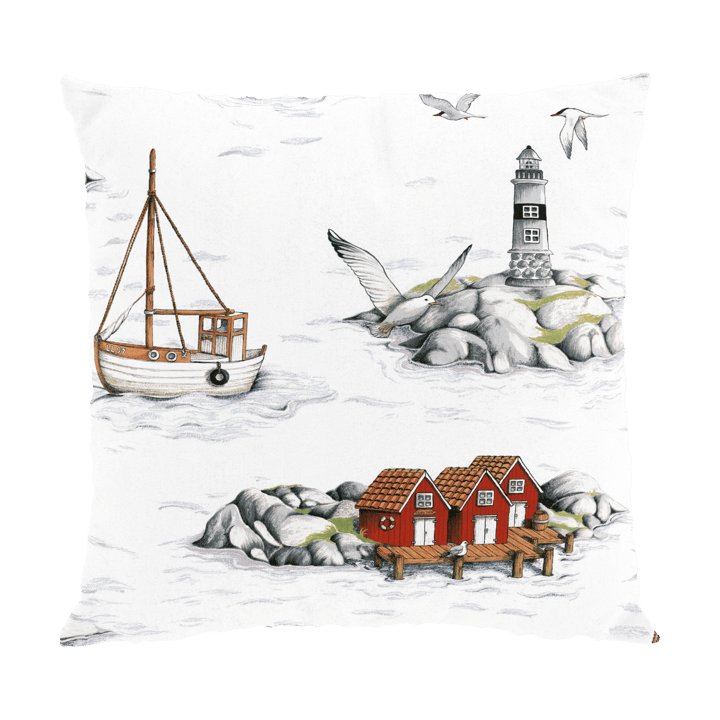 Fiskeskär tyynyliina 47x47 cm - Valkoinen - Arvidssons Textil