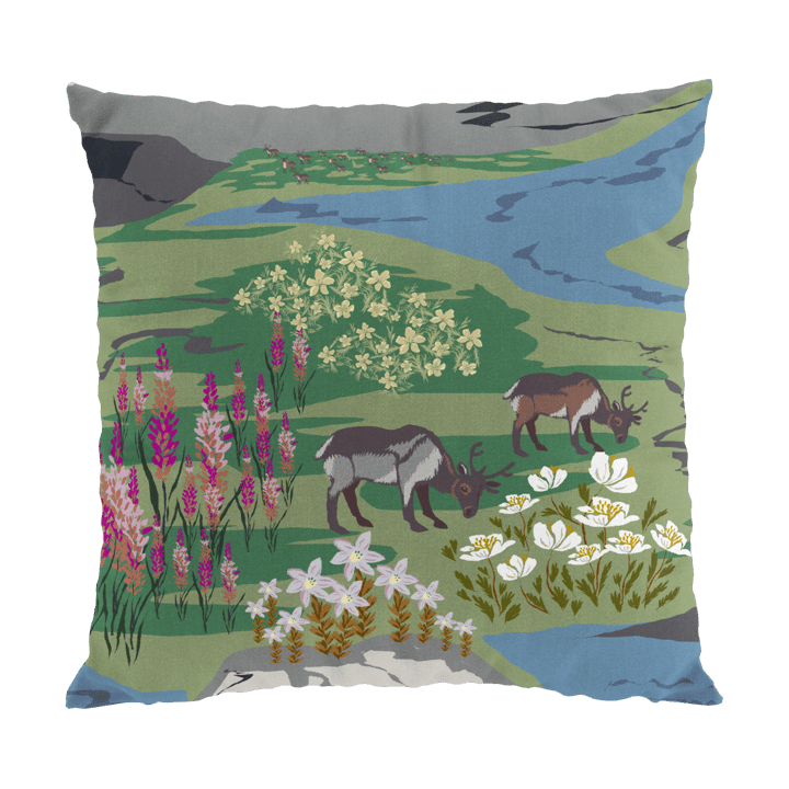 Fjällängar tyynynpäällinen 47x47 cm - Vihreä - Arvidssons Textil