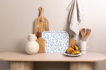 Mougli Blue -tarjotin 33 x 43 cm - Blue-white - Åry Home