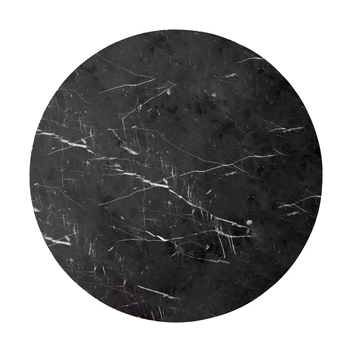 Androgyne pöytälevy sivupöytä Ø65 cm - Nero Marquina - Audo Copenhagen