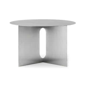 Androgyne sivupöytä Ø63 cm - Brushed steel - Audo Copenhagen