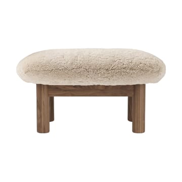 Brasilia jalkarahi - Walnut-Nature sheepskin curly - Audo Copenhagen