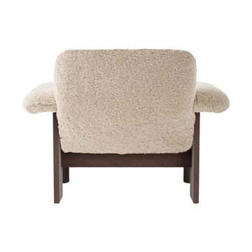 Brasilia nojatuoli low back - Dark oak-Nature sheepskin curly - Audo Copenhagen