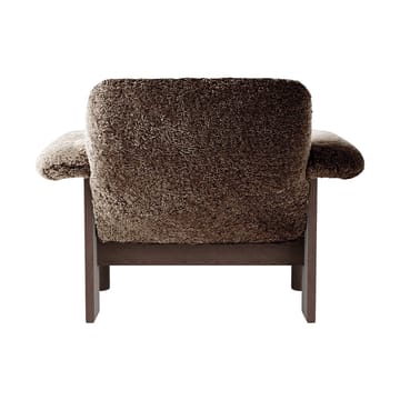 Brasilia nojatuoli low back - Dark oak-Sahara sheepskin curly - Audo Copenhagen