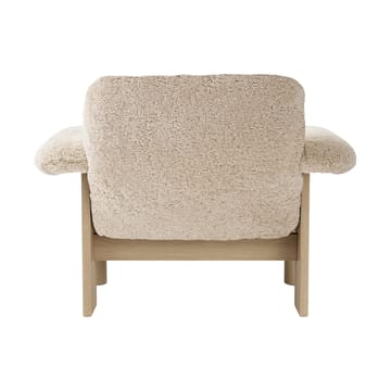 Brasilia nojatuoli low back - Natural oak-Nature sheepskin curly - Audo Copenhagen