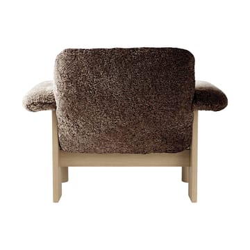 Brasilia nojatuoli low back - Natural oak-Sahara sheepskin curly - Audo Copenhagen