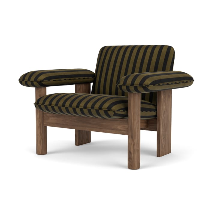 Brasilia nojatuoli low back, Walnut-Cabanon Soft FCL7029-04 Audo Copenhagen