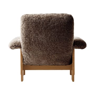 Brasilia nojatuoli - Natural oak-Sahara sheepskin curly - Audo Copenhagen