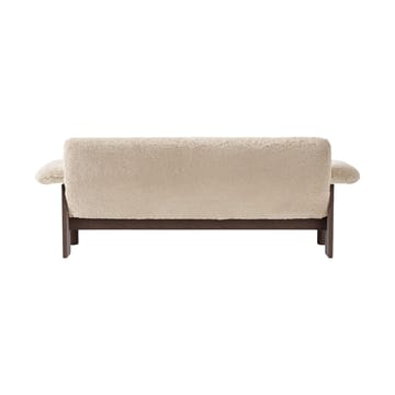 Brasilia sohva 2-istuttava - Dark oak-Nature sheepskin curly - Audo Copenhagen