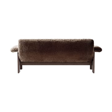 Brasilia sohva 2-istuttava - Dark oak-Sahara sheepskin curly - Audo Copenhagen