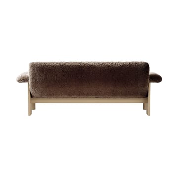 Brasilia sohva 2-istuttava - Natural oak-Sahara sheepskin curly - Audo Copenhagen