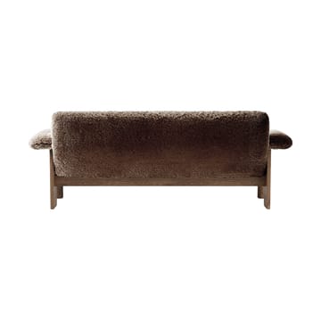 Brasilia sohva 2-istuttava - Walnut-Sahara sheepskin curly - Audo Copenhagen