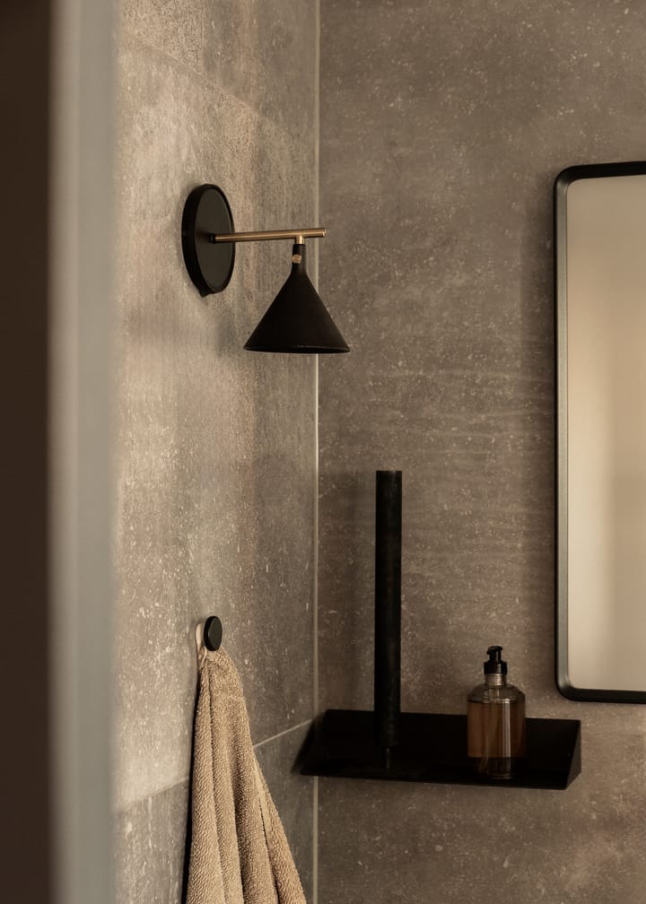 Cast Sconce seinävalaisin diffuser - Black - Audo Copenhagen