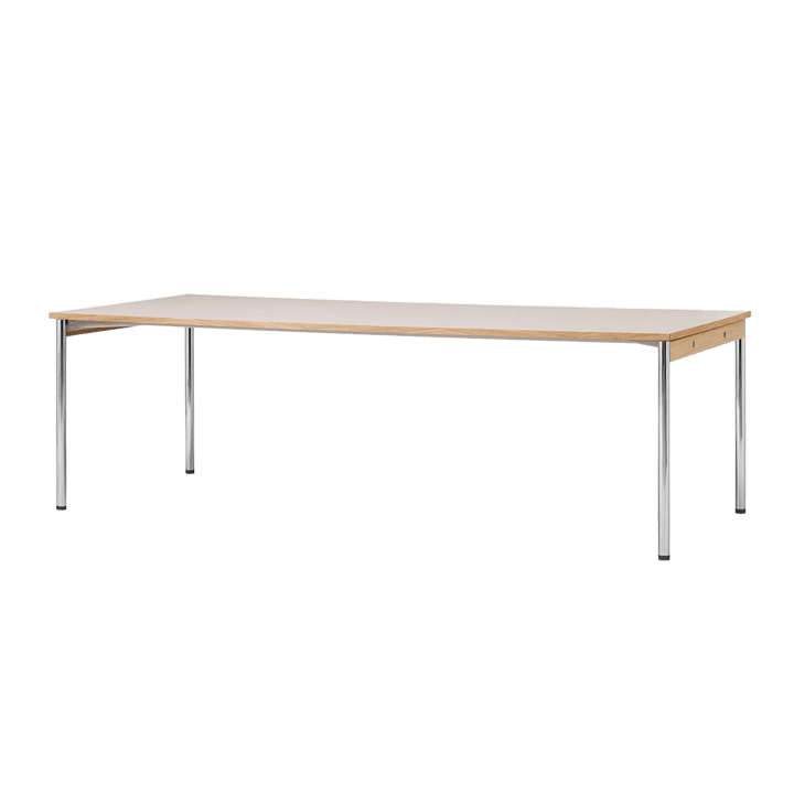 Co Table konferenssipöytä 240x100cm - Chrome, laminate creme - Audo Copenhagen