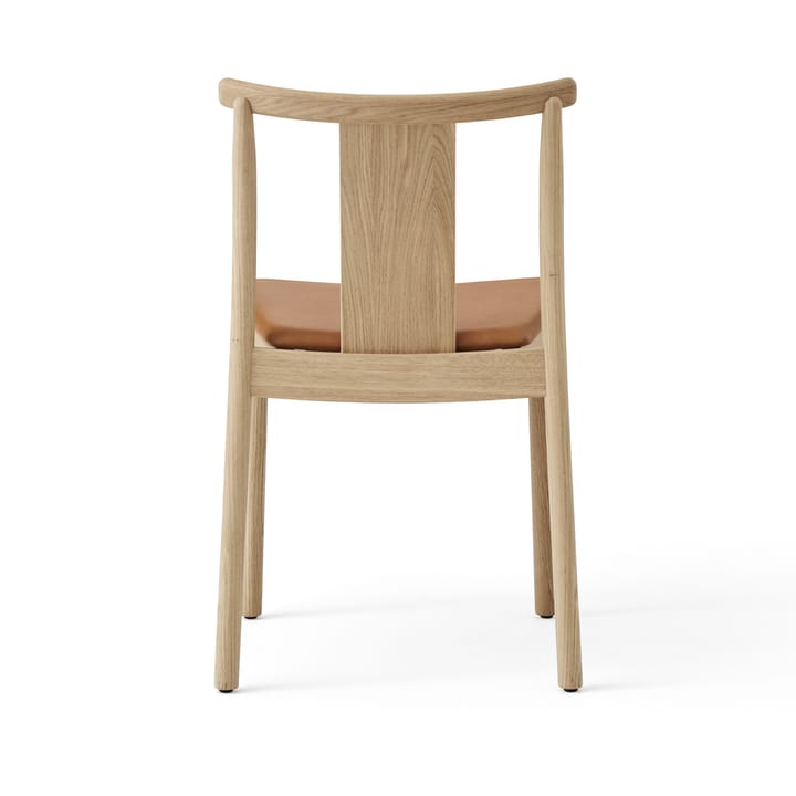 Merkur tuoli pehmusteella, Oak- Dakar 0250 cognac Audo Copenhagen