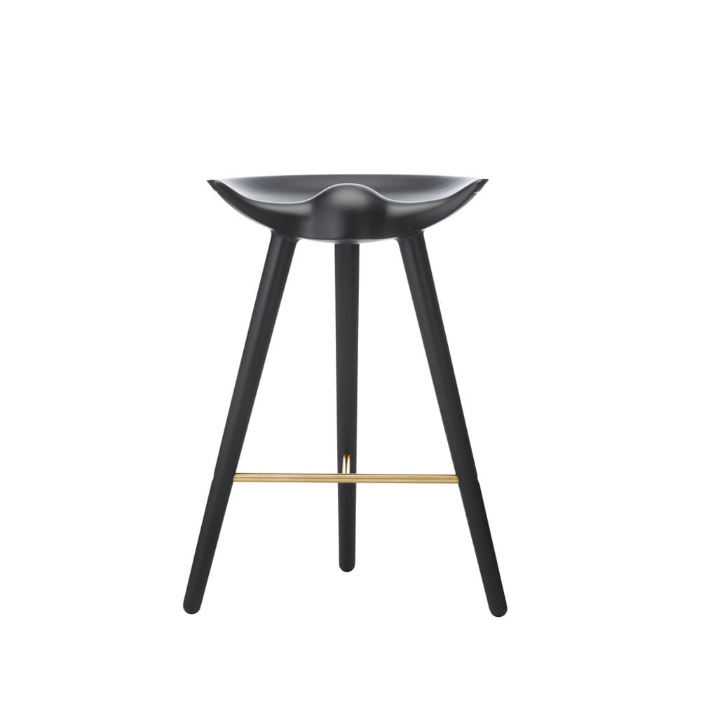 Audo Copenhagen ML 42 -baarijakkara Black stained beech brass