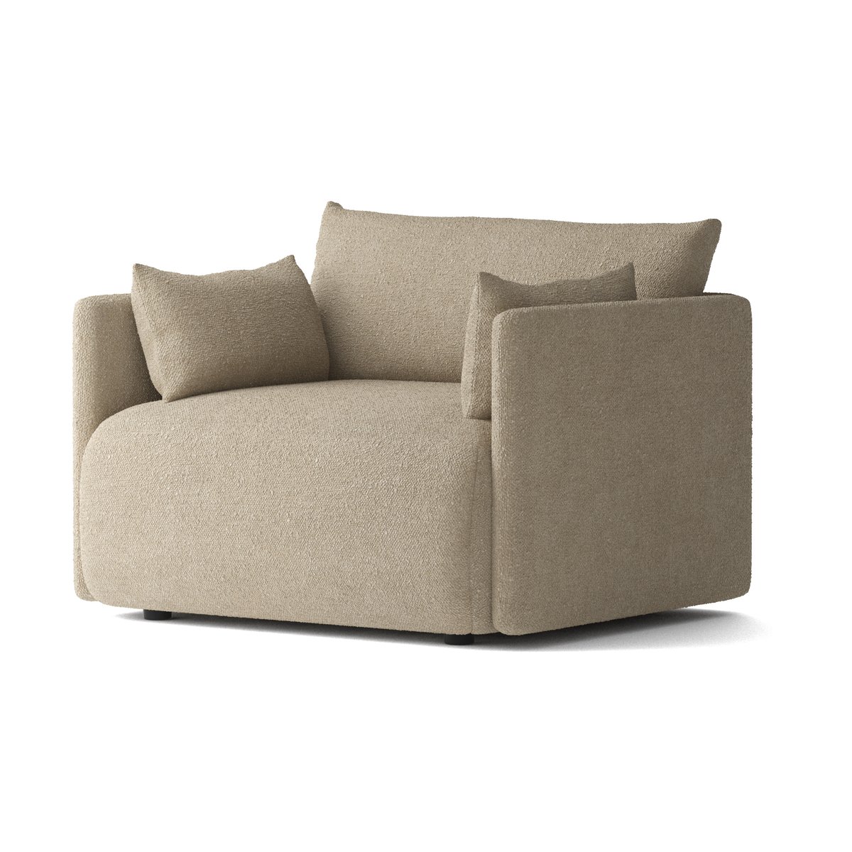 Audo Copenhagen Offset nojatuoli Audo Bouclé 02 Beige