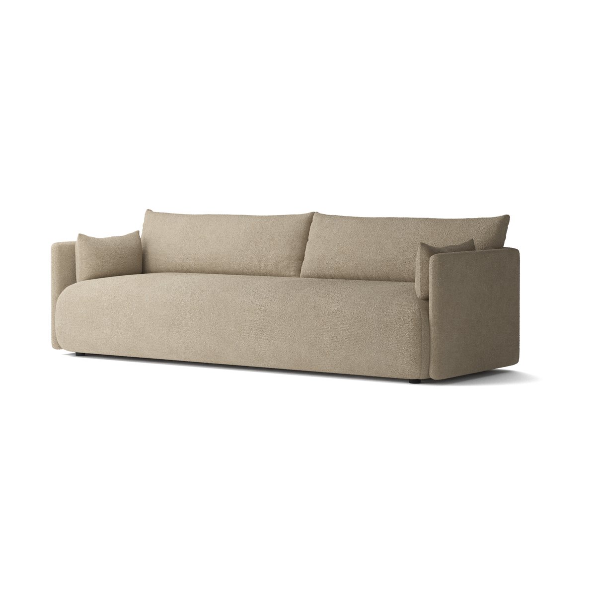 Audo Copenhagen Offset sohva 3-istuttava Audo Bouclé 02 Beige