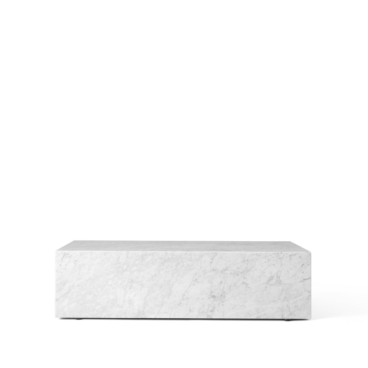 Audo Copenhagen Plinth sohvapöytä White low