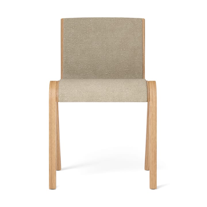 Ready etupuolelta verhoiltu tuoli, Natural oak-Audo Bouclé 02 Audo Copenhagen