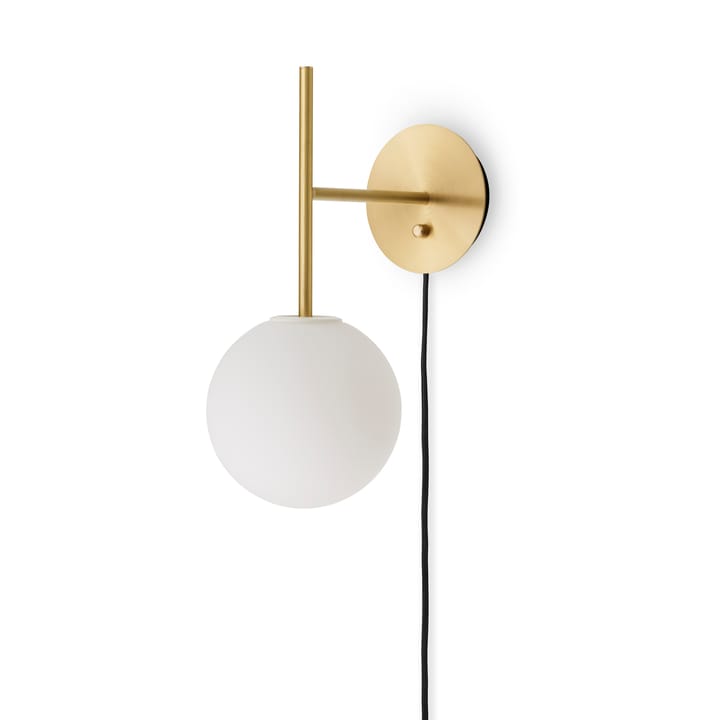 TR Bulb Suspended seinävalaisin - Brushed brass - Audo Copenhagen