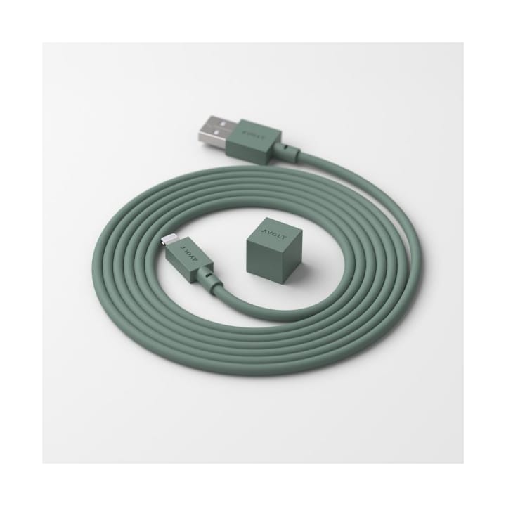 Cable 1 USB-A ja Lightning-kaapeli 1,7 m - Green - Avolt