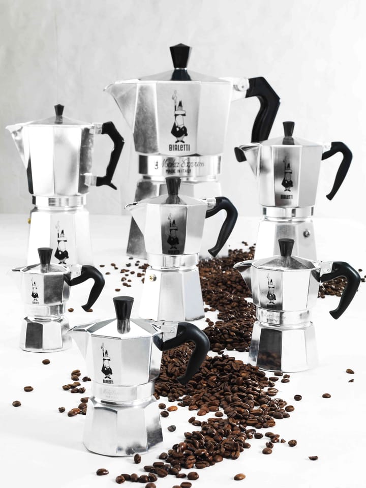 Moka kahvinkeitin 3 kuppia - Silver - Bialetti