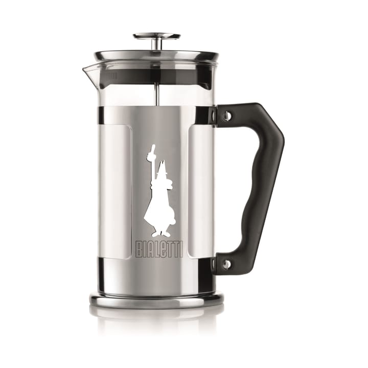 Preziosa kahvipuristin 8 kuppia - Silver-musta - Bialetti