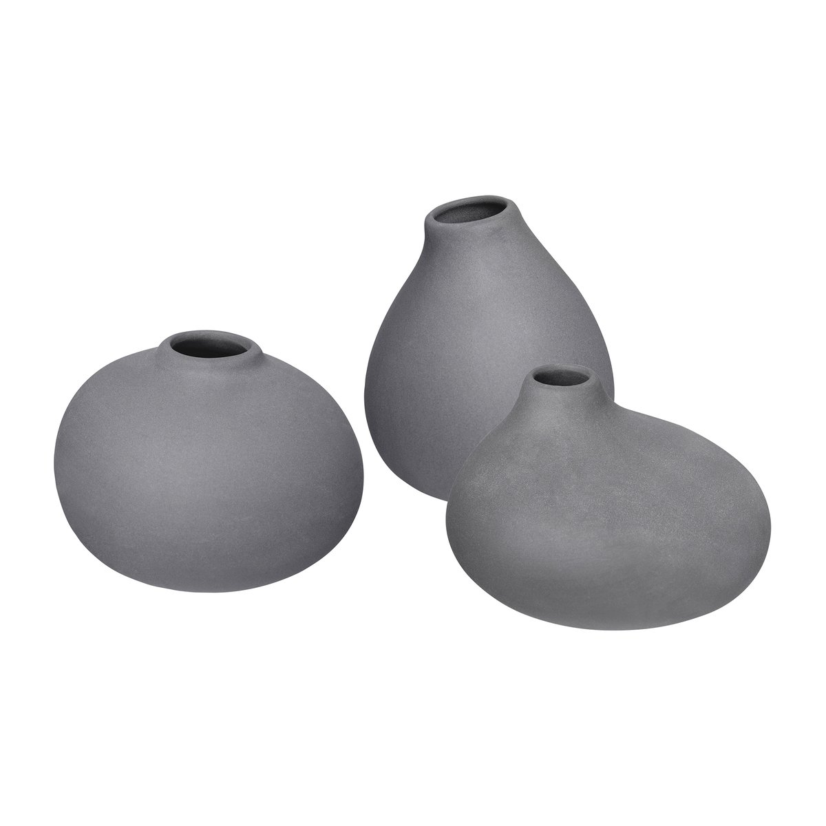 blomus Nona maljakko 3-pakkaus Pewter