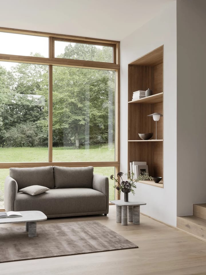 Visca matto S 140x200 cm - Taupe - blomus