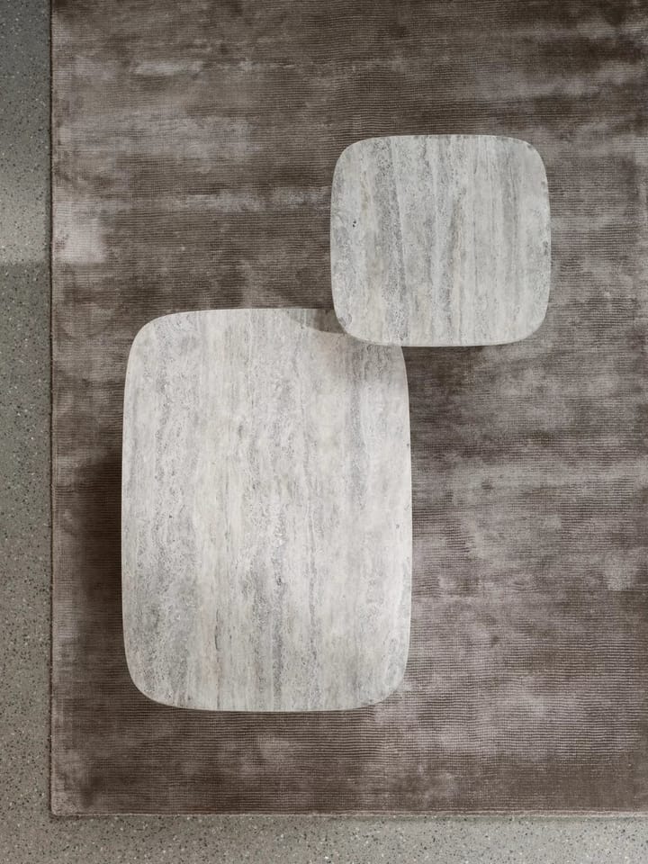 Volos sivupöytä S 52x52 cm - Silver Travertine - blomus