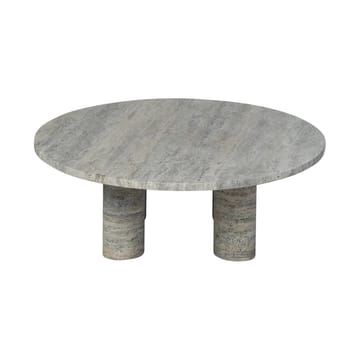 Volos sohvapöytä L Ø75 cm - Silver Travertine - blomus