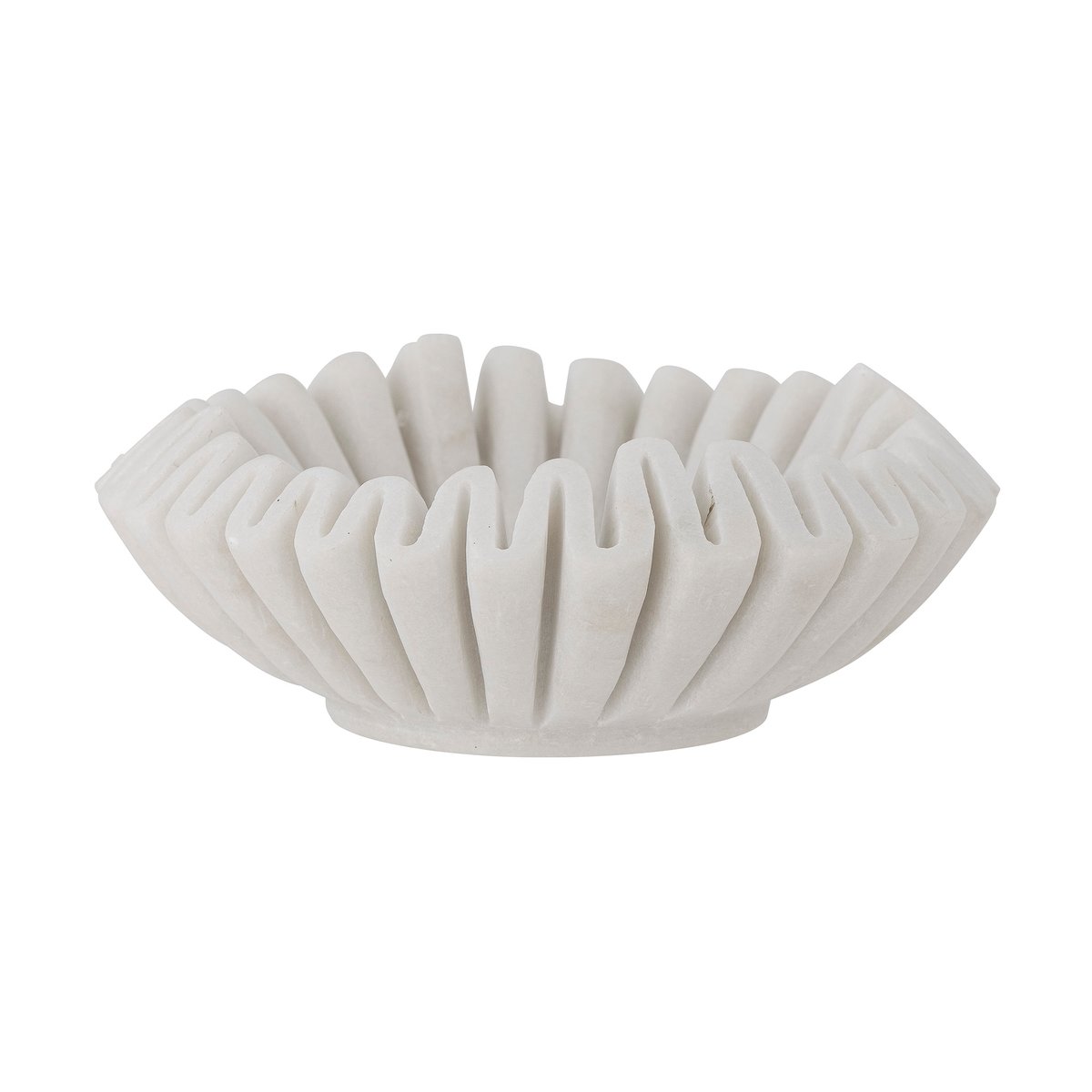 Bloomingville Harmonia koristekulho Ø17 cm White marble