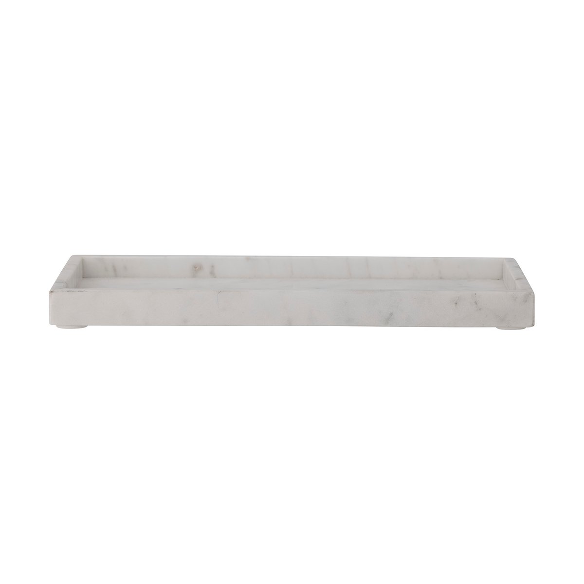 Bloomingville Majsa koristetarjotin 18×38 cm White marble