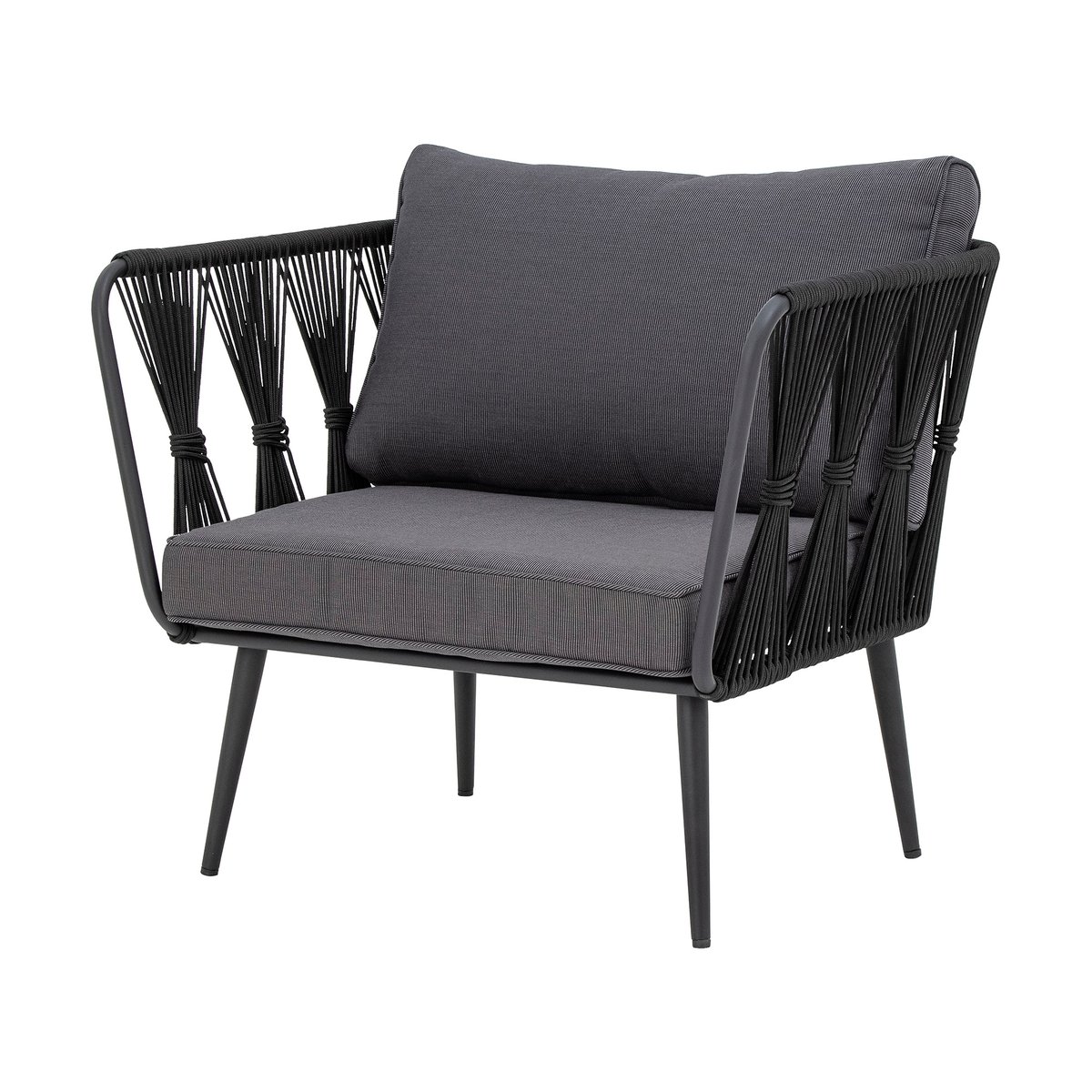 Bloomingville Pavone loungetuoli Black