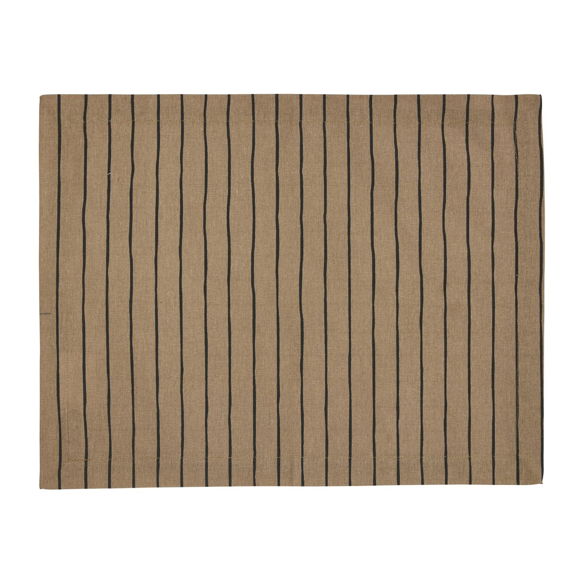 Boel & Jan Tofta stripe -pöytätabletti 35 x 45 cm Ruskea