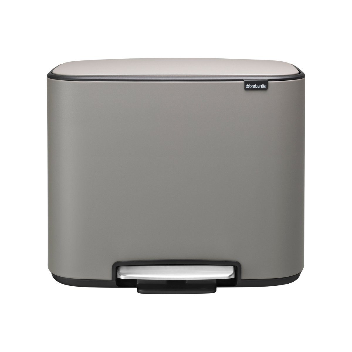 Brabantia Bo poljinroskakori 3×11 l mineral concrete grey