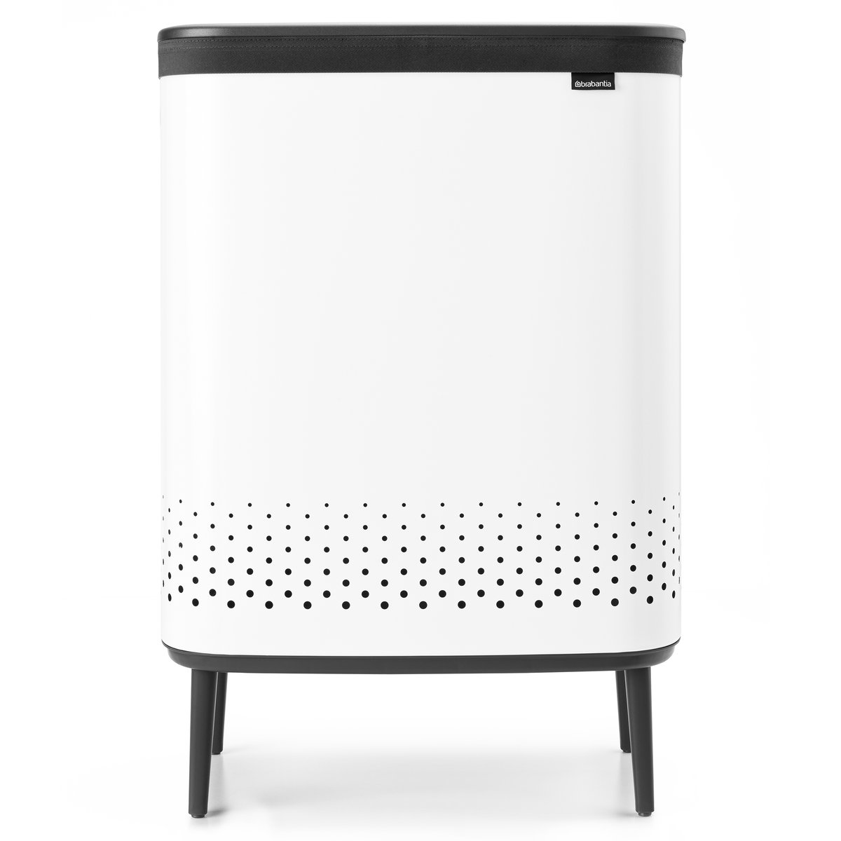 Brabantia Bo pyykkikori high 2×45 L Valkoinen