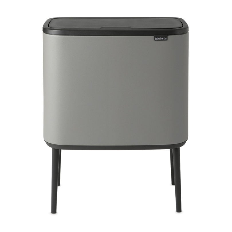 Brabantia Bo touch bin 11+23 litraa Mineral concrete grey