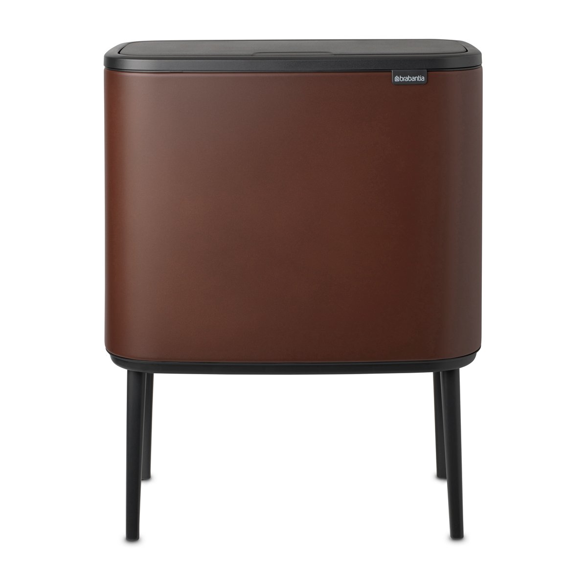 Brabantia Bo touch bin 11+23 litraa Mineral cosy brown