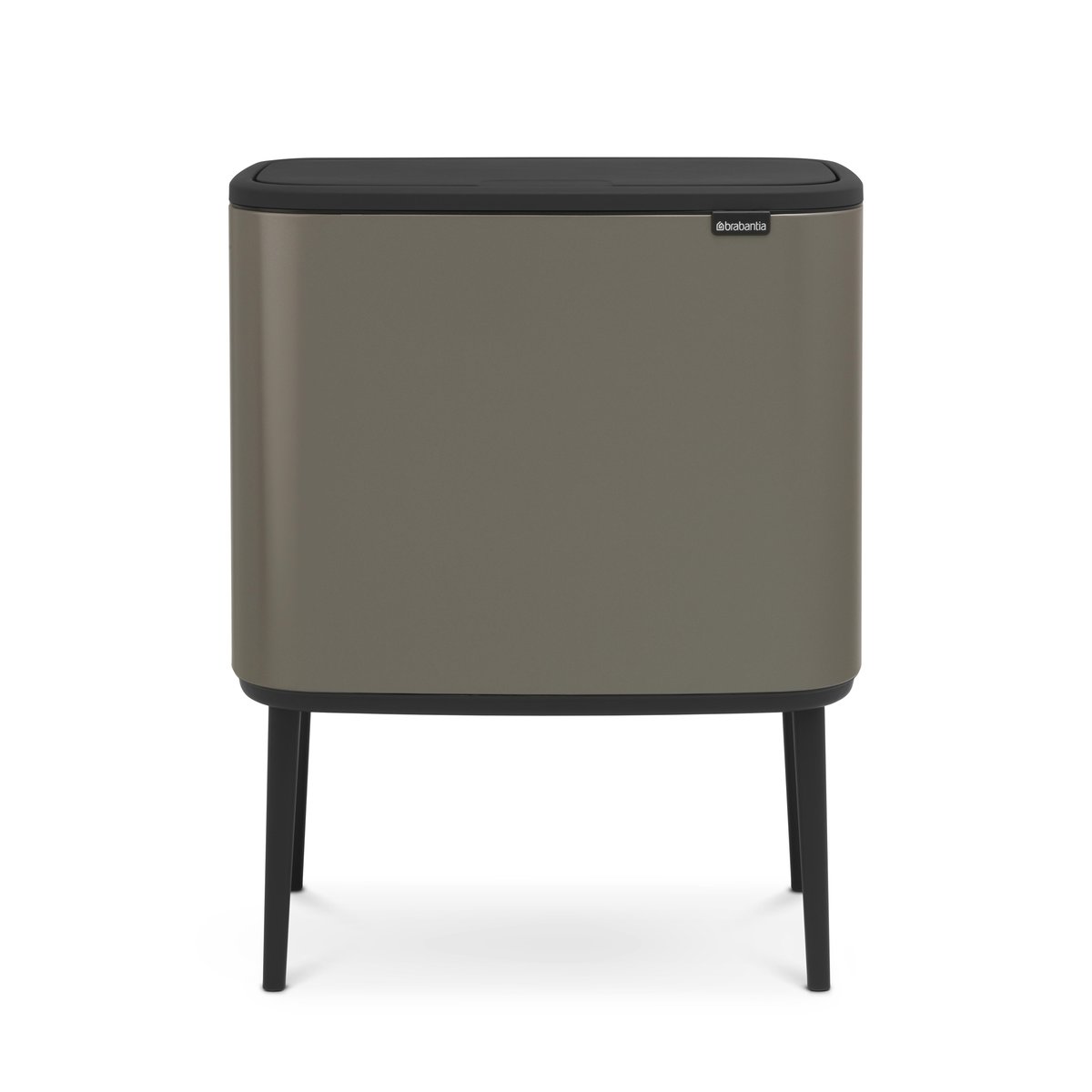 Brabantia Bo touch bin 11+23 litraa platinum