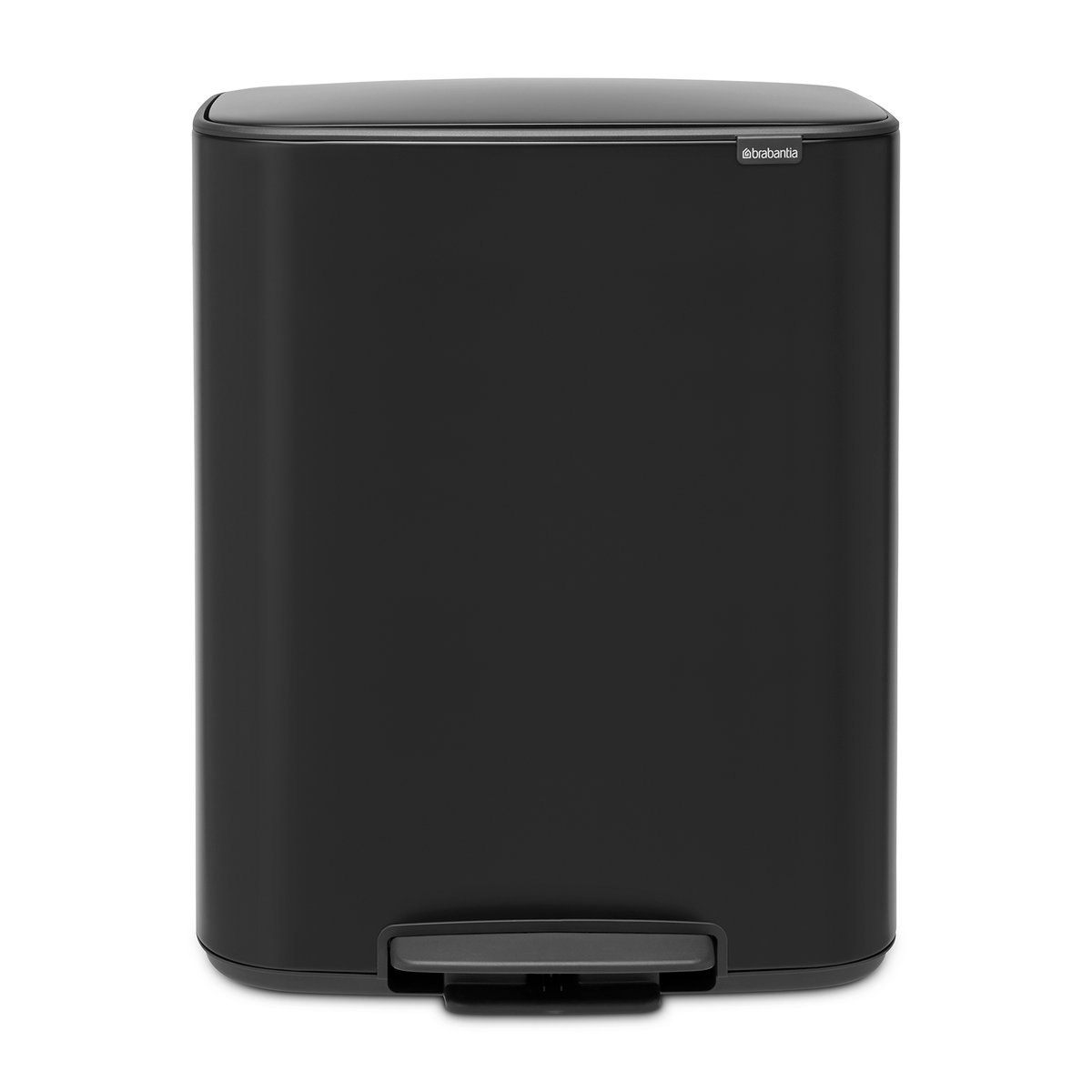 Brabantia Bo touch bin poljinroskis 2×30 L Musta